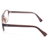 Vintage Inspired Eyewear Geek Clear Lens Horn Rimmed Fashion Nerd Eyeglasses