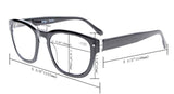 Anti Blue Rays,Reduce Eyestrain,UV Protection,Spring Hinges,Computer Readers Glasses for Men Women