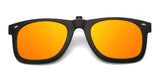 Clip-on Flip Up Polarized Wayfarer Sunglasses Lens For Outdoor Sports