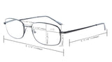 Anti Blue Rays,Reduce Eyestrain,UV Protection,Memory Bridge,Titanium,Computer Reading Gaming Glasses Unisex