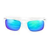 Newbee Fashion Men's Simple Squared Keyhole Revo Sunglasses -BUY 4 GET 20% OFF