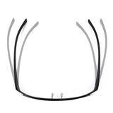 Pure Titanium Semi-rimless Business Glasses Frame Prescription Optical Eyeglasses
