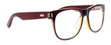 Men's Wooden Vintage Oversized Glasses Frame Clear Lens Eyeglasses 55-19-140