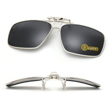Polarized Clip-on Sunglasses Mens/Womens Flip-Up Sun Lenses fit Outdoor Sports