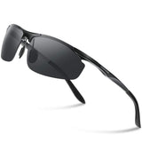 Men's Driving Polarized Sunglasses for Men Al-Mg Metal Frame Ultra Light PA03