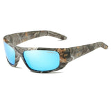 Polarized Sunglasses Men Camouflage Wrap Around Sport Frame Fishing Hunting Boating