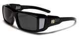 Polarized Rectangular Fit Over Sunglasses with Side Shields