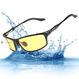 Mens HD Glasses for Driving at Night Fishing Outdoor Anti Glare Polarized Sunglasses