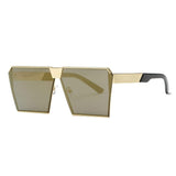 Sunglasses For Men Square Oversized Metal Frame Brand Designer AE0436