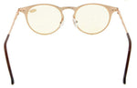 UV Protection,Anti Blue Rays,Reduce Eyestrain,Round Computer Reading Glasses