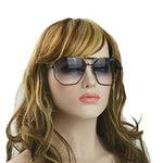 /unisex rectangular sunglasses special metal bridge