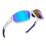 Polarized Sports Sunglasses, HD Lens,Built-in Comfortable Silicon Leg for Men Women Baseball Running Cycling Fishing Driving Golf Softball Hiking