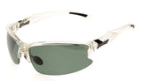Polycarbonate Polarized TR90 Unbreakable Half-Rim Sport Sunglasses