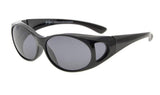 Retro Style Polarized Fitover Sunglasses for Prescription Glasses