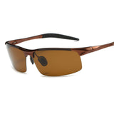 Men's Sports Polarized Sunglasses Aluminum magnesium Glasses E8177