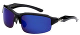 Mens Fashion Sports Wrap Sunglasses - Blue Revo Lens - Fishing, Baseball, Boating, Skiing - Several Colors Available!