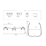 /Photocromic Lens Transition Business Frames Reading Glasses