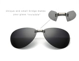 Polarized Clip-on Sunglasses Lens over Prescription Glasses for Men and Women's Outdoor Driving Fishing Cycling