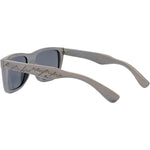 Wood Sunglasses - SHINER Gray Bamboo Sunglasses with Polarized Black Lens