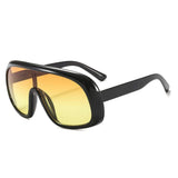 Classic Aviator Sunglasses Oversized Square Black Frame Clout Goggles Fashion Style