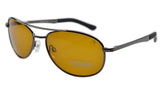 Pilot Spring Hinge Polarized Lens Day/Night Vision Driving Glasses Sunglasses