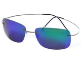 rimless titanium polarized Sunglasses