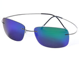 rimless titanium polarized Sunglasses