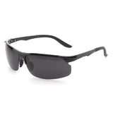 New Design HD Night Vision Flexible Temple TR90 Frames Sunglasses-black
