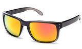 Newbee Fashion Men's Simple Squared Keyhole Revo Sunglasses -BUY 4 GET 20% OFF