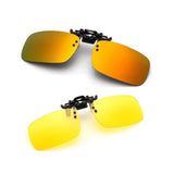 Clip-on Sunglasses 2 Pack Polarized Lens For Driving, Outdoor Sports & Holidays