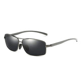 Driving Polarized Sunglasses For Men Al-Mg Metal Ultra Light Golf Fishing Sunglasses