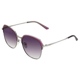 Semi Rimless Polarized Sunglasses for women Metal&TR90 Frame TAC JE0016