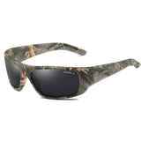 Polarized Sunglasses Men Camouflage Wrap Around Sport Frame Fishing Hunting Boating