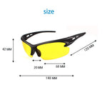 2 Pairs Unisex Sunglasses Anti Glare Non-Polarized Stylish Day and Night Vision Glasses best for Men Women Driving Sports