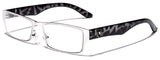 Men's Women's Rectangle Clear Lens Sunglasses RX Optical Eye Glasses