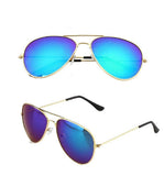 Retro Aviator Sunglasses Mirror Eyewear UV400
