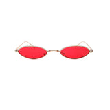 Vintage Oval Sunglasses for Women Men Retro Small Shade Metal Frame UV400