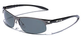 Polarized Half Frame Men's Wrap Around Fishing Golf Driving Sports Sunglasses