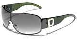 Men's Retro Fashion Shield Lens Aviator Sunglasses