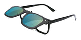 Clip-on Flip Up Polarized Wayfarer Sunglasses Lens For Outdoor Sports