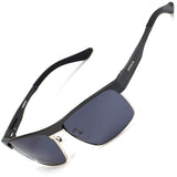 Men's Sunglasses Aluminum Magnesium Color Lens Polarized Wayfarer Sunglasses
