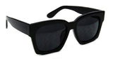 - Square Flat Top Sunglasses Oversize Thick Retro Designer Frame