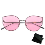 The New Selna Oversize Rimless Cat Eye Sunglasses