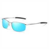 HD Polarized Driving Outdoor Sports Cycling Sunglasses for Men Lightweight Metal Frame100% UV Protection 57mm