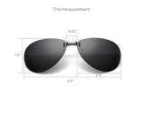 Polarized Clip-on Sunglasses Lens over Prescription Glasses for Men and Women's Outdoor Driving Fishing Cycling
