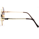 Gothic Punk Round Sunglasses Skull Claw Design Glasses