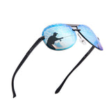 Polarized Sunglasses For Men Women Aviator-Vintage Oversized UV Driving Baseball