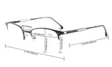 UV Protection,Anti Blue Rays,Reduce Eyestrain,Half-Rim Computer Reading Glasses