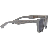 Wood Sunglasses - SHINER Gray Bamboo Sunglasses with Polarized Black Lens