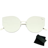 The New Selna Oversize Rimless Cat Eye Sunglasses